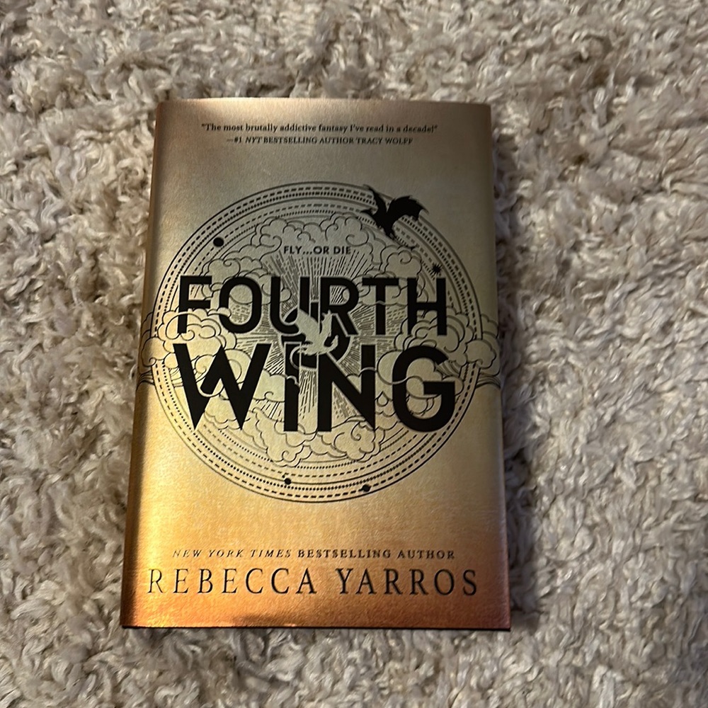 Fourth wing hardcover book